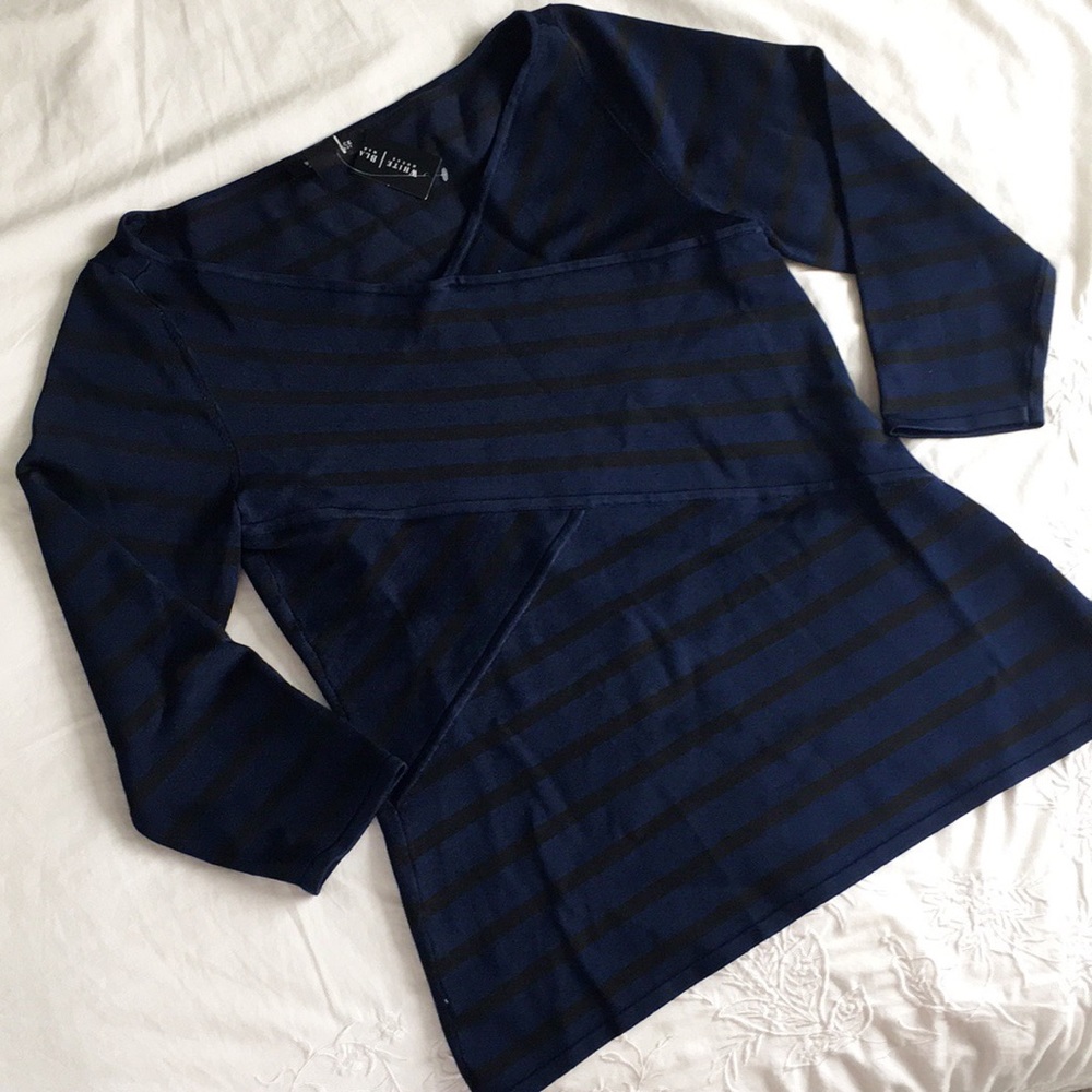White House Black Market Striped Top